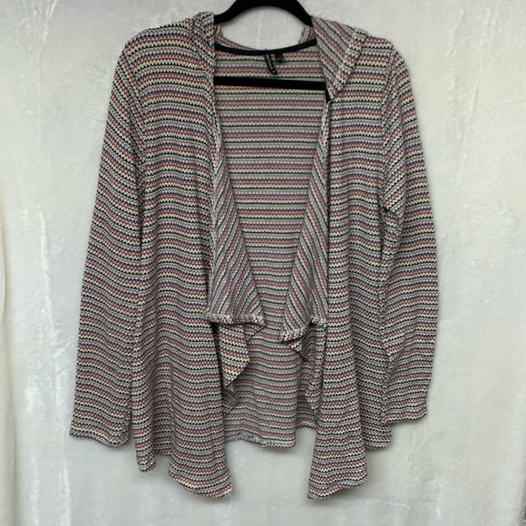 HeartSoul Striped Cardigan Women’s XL - Picture 1 of 8